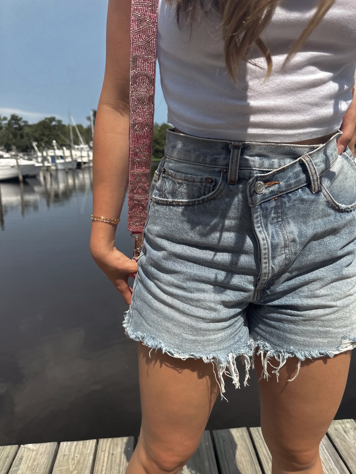 Shake It Off Denim Shorts