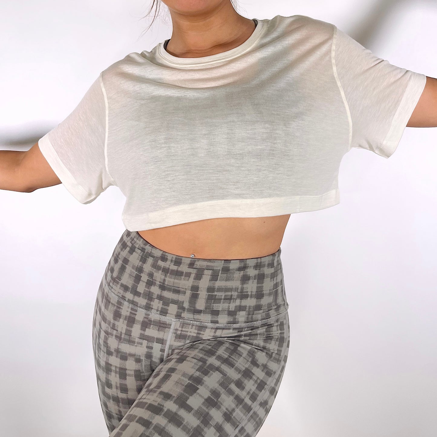 Semi Sheer Crop Top
