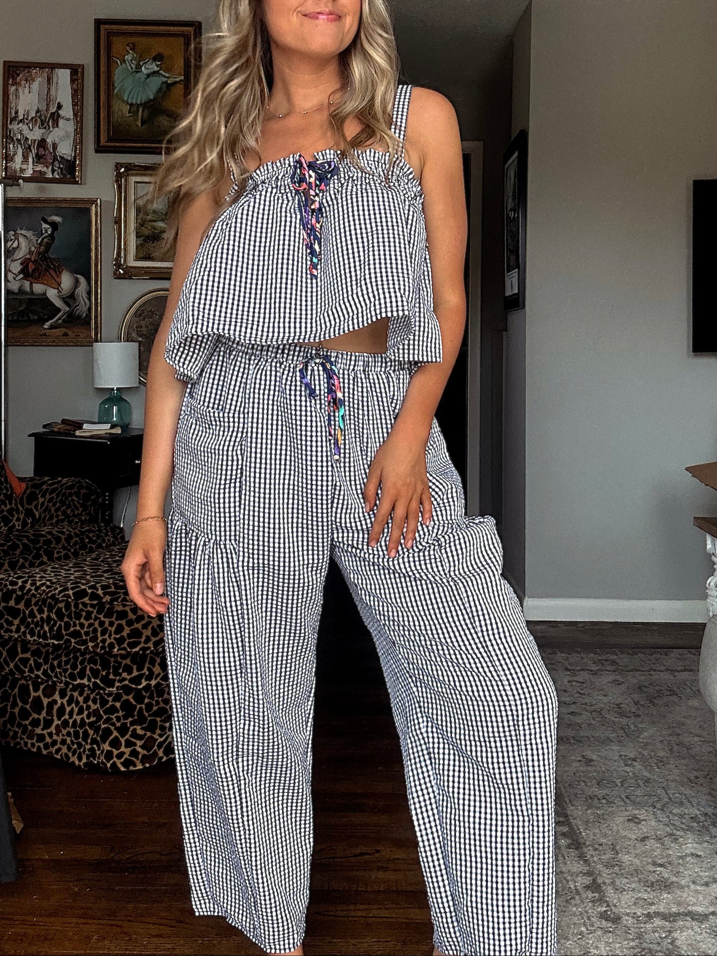 Florida Gingham Pants