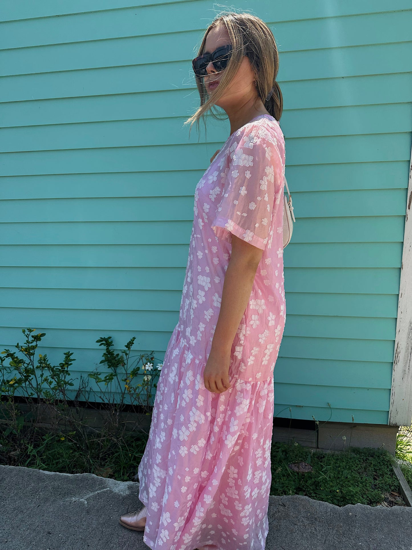 Rosy Cheeks Maxi Dress