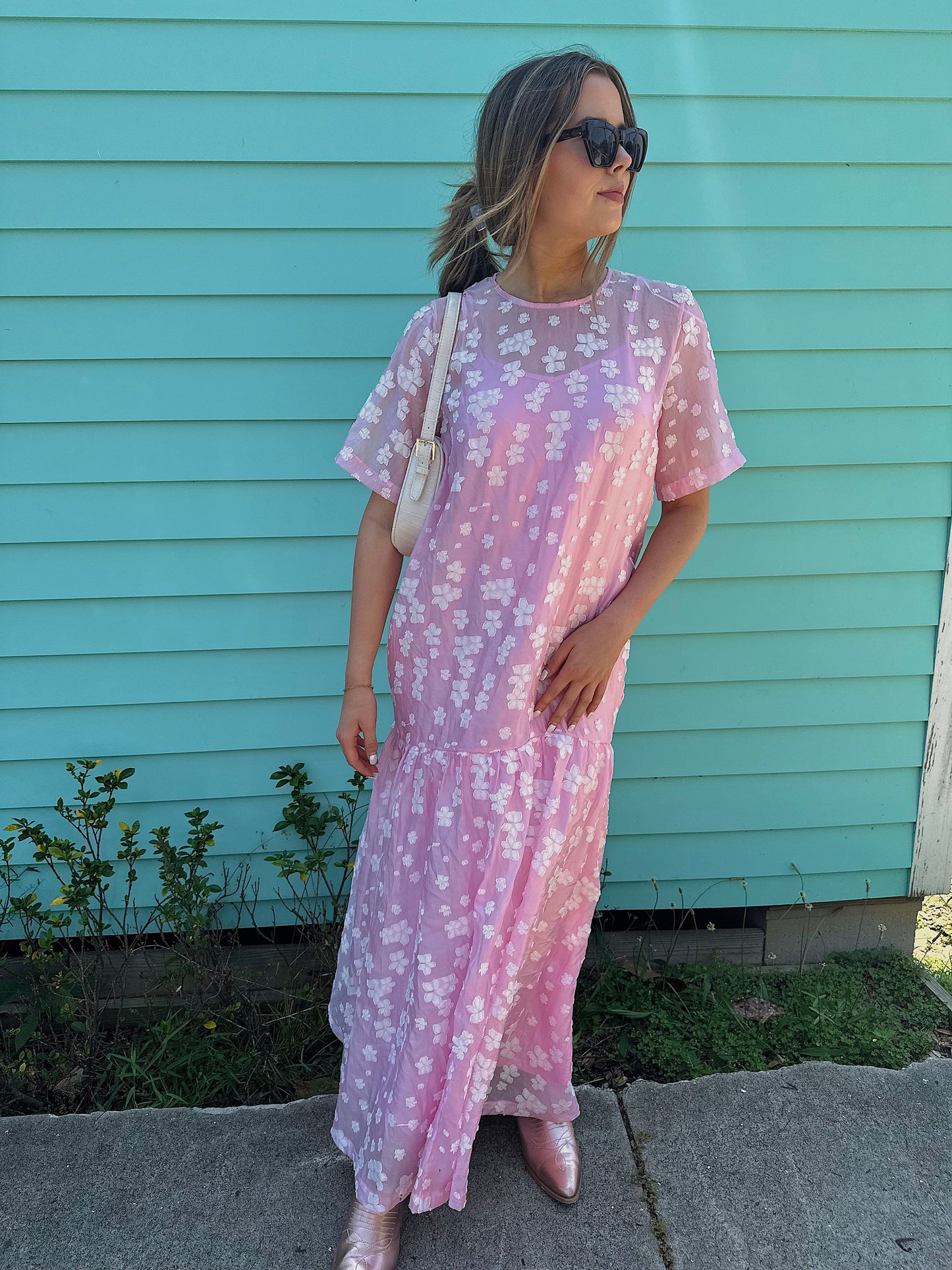 Rosy Cheeks Maxi Dress