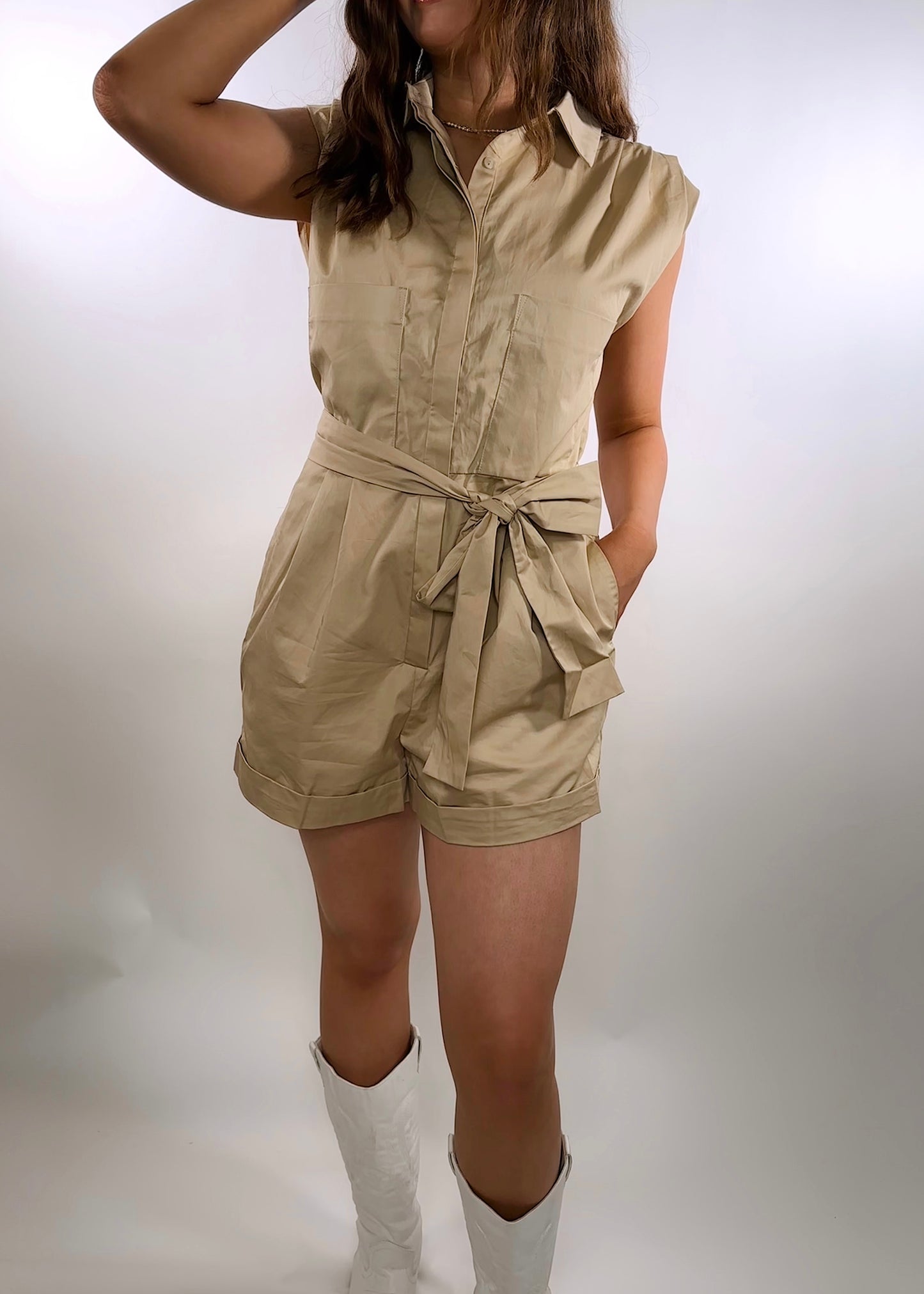 Tan Lines Romper