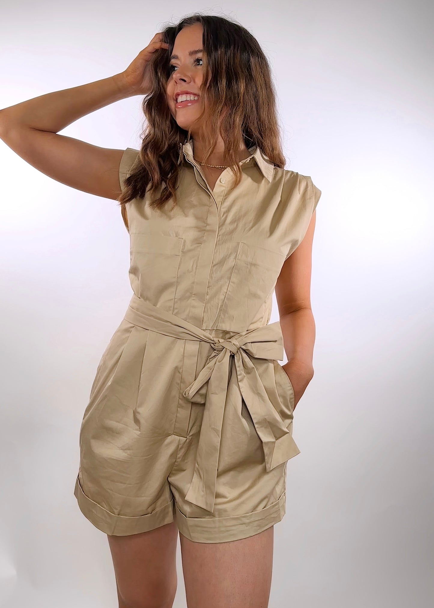 Tan Lines Romper